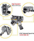 VVT Solenoid Spool Valve Kit With Gasket For Honda Accord Odyssey Pilot V6 3.0L 3.5L Engines, VTEC Solenoid, OE 918-078 Replacement
