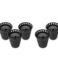 Five replacement baskets for Chrome Shower Drain Hair Catcher For Stand Alone Showers 3 Inch Drain Hair Trap With Detachable Basket Includes Five Replacement Baskets And Strainer To Prevent Clogs And Make Cleaning A Breeze.