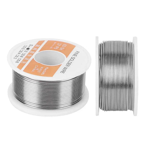 Spool of No Clean Rosin Core Solder Wire 1.0mm 100g High Purity Tin Lead Alloy for Electronics Repair PCB Circuit Board Soldering DIY