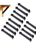 Built Tough Forty Five Degree Steel Bracket Kit with twelve heavy duty angle connectors and strut knee braces for gazebo use.
