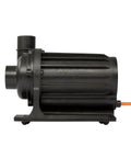 Heavy Duty Dc Water Pump With Sine Wave Drive And Titanium Impeller delivers smooth 4900 GPH, sleek black design with power cord.