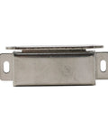 Side view of Heavy Duty Magnetic Door Catch 40kg Pull Stainless Steel Cabinet Latch For Kitchen Cupboard Garage RV Boat Silver 1 Pack
