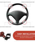 Woodgrain Steering Wheel Spinner Knob With Ergonomic Grip For No Fuss Easy Turn Assist Power Handle next to car steering wheel