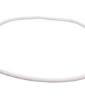 White Gasket For PC301GA Food Service Equipment Replacement Part Built For Heavy Duty Commercial Kitchens And Catering Gear Durable Rubber Seal For Ice Machines Steamers And Prep Stations, white rubber gasket