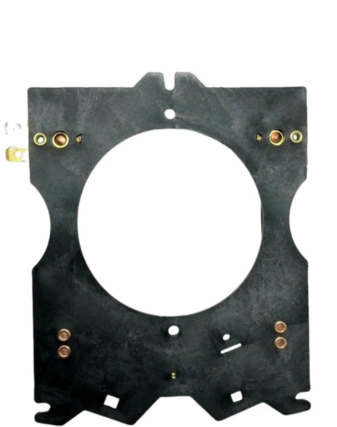 SP5064SP Start Switch Replacement Part for Industrial Automation and Motion Control Systems, black metal plate with mounting holes