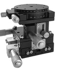 4 Axis Manual Linear Stage For Pro Level XYZZR Alignment With A Smooth Cross Roller Table, 60x60mm, Replacement for LT60 LM Bearing