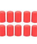 Silicone Intake Vacuum Hose Cover Kit, 10Pcs, 16mm Inner Diameter Car Vacuum Hose Caps, Universal Vehicle Fit, red sleeves