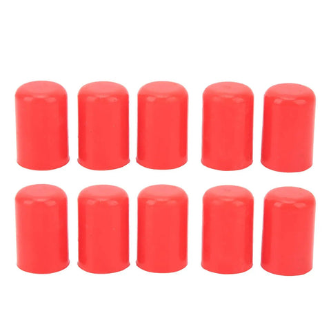 Silicone Intake Vacuum Hose Cover Kit, 10Pcs, 16mm Inner Diameter Car Vacuum Hose Caps, Universal Vehicle Fit, red sleeves