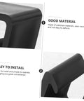 Close-up of black 12 Pack Garden Furniture Clips For Patio Sofas And Outdoor Sectionals Wicker Chair Fasteners showcasing material and ease of installation.