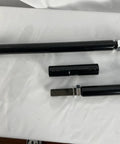 Front Adjustable Track Panhard Bar For Ford F Series 1999 To 2004 F250 F350 Super Duty And 2000 To 2005 Excursion, 2 To 6 Inch Lift Replacement, Forged Steel With Self Lubricating Bushings, Heavy Duty Adjustable Track Bar with bushings and threaded ends