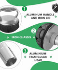 Golf Ball Shag Bag With Detachable Aluminum Tube Holds Up To 70 Balls Ball Retriever Lightweight Aluminum Handle And Frame Easy One Hand Pickup No Back Strain Golf Practice Gear parts