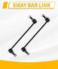 Sway bar links from 8 Piece Front Lower Control Arm Bushings And Suspension Stabilizer Sway Bar Kit For Ford Explorer 2011 Through 2017 And Ford Police Interceptor Utility 2013 Through 2015 To Boost Handling, Stability And Road Feel