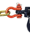 2 Ton Snatch Block With Chain For Flatbed Tow Trucks And Rollback Wreckers Cable Heavy Duty G70 Chain With Grab Hook