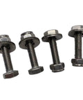 Bolts compatible with Hydrofoil Stabilizer For Outboard Motors And Stern Drives Dorsal Fin Style PA66 Black Plastic.