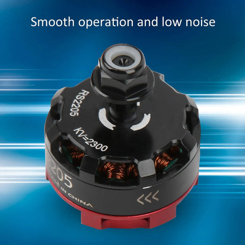 Close-up of 2300KV Brushless Motor in 2300KV Brushless Motor ESC Combo for RC Drones with Aluminum Alloy Frame