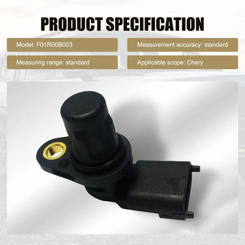 Plug And Play Camshaft Position Sensor Replacement For EPC Fault Light And Weak Start Sealing Ring Included Fits Ford And Chery Models Part F01R00B003 Reliable Ignition And Fuel Timing Sensor black plastic sensor with sealing ring