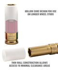 19mm Lug Nut Socket For Half Inch Drive With Non Marring Sleeve And Thin Wall CR MO Steel For Impact Tools Wheel Service