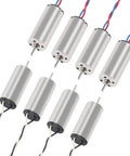 8520 Coreless Micro DC Motors 8.5x20mm High RPM Up to 53000 RPM 4CW 4CCW with JST 1.25mm Connector for DIY Micro Quadcopter