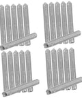 24 Piece Low Temperature Flux Core Aluminum Welding Rods And Wire Set displayed in four groups on a white background