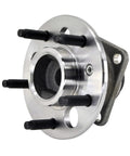 Rear Wheel Hub Bearing Assembly Replacement For Chevy Classic Malibu Olds Alero Pontiac Grand Am, 5 Bolt, Left Or Right, ABS Sensor Cap, 4 Bolt Square Flange, Durable Automotive Wheel Hub