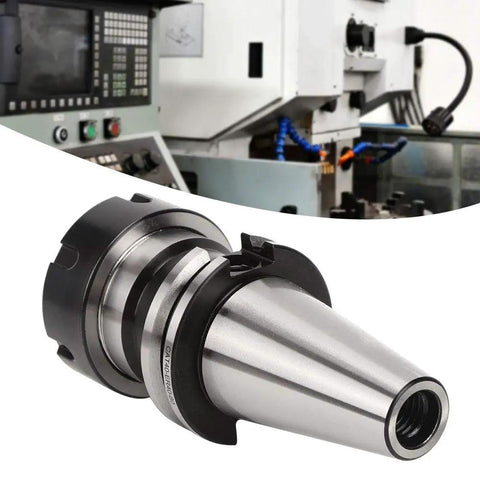 CAT40 ER40 80 CNC Tool Holder Lathe Collet Chuck in precision machining setup, built to last with high rigidity and toughness