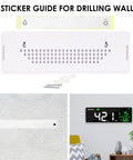 Wall Hanging Decibel Meter With 11 Inch LED Display Real Time Sound Level Temperature And Humidity Monitor With Icon Alarm Dope for installation