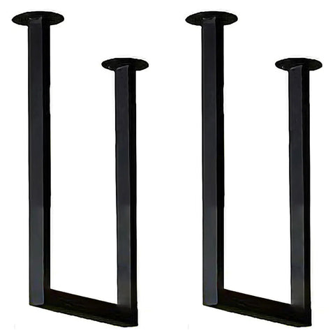 Beefy Heavy Duty Metal Ceiling Mount Shelf Brackets With Screws solid black iron construction, two pack, for kitchen storage and wine display.