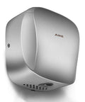Heavy Duty Hand Dryer With HEPA Filter UL Approved 120V 1400W Brushed Stainless Steel Finish Model AK2903 angled view