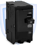 30 Amp 2 Pole Circuit Breaker For QO230CP Compatible With SD QO Load Center CSED And NQOD Distribution Panels 120 240 V 10kA built-in handle