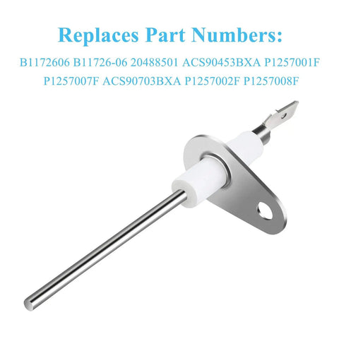 Flame Sensor Replacement 2 Pack For Gas Furnaces Three Point Eight Inch Probe Safe Flame Detection Ignitor Rod Spare Part