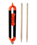 Heavy Duty Contour Scribe Tool With Adjustable Roller Tracks Wavy Lines Smooth As Silk Built Like A Tank Ace Carpenter And Craftsman Must Profile Corners Tiles And Woodwork With Zero Sweat Comes With Two Pencils and pencils.