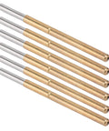 Top Shelf 2.5Mm Round Pogo Pins With Stainless Steel Spring Loaded Test Probes Featuring A Rugged Brass Plunger for circuit repairs.