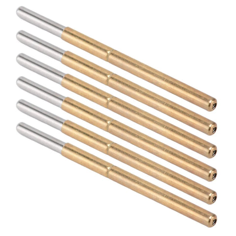 Top Shelf 2.5Mm Round Pogo Pins With Stainless Steel Spring Loaded Test Probes Featuring A Rugged Brass Plunger for circuit repairs.