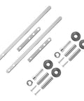 Heavy Duty Manual Rebar Bender 2 Piece Set For Bending Thick Metal Rods And Wire includes steel rods and hardware components.