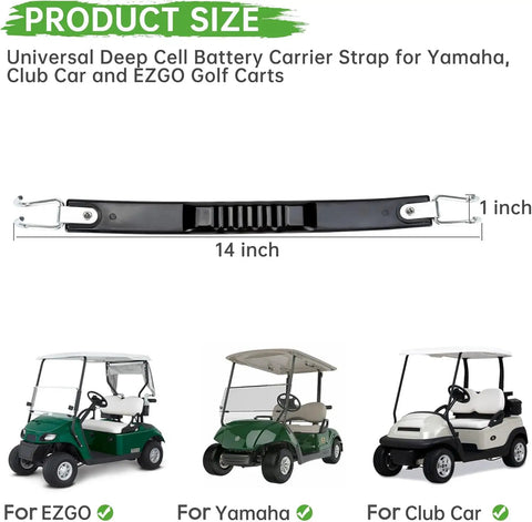 Universal Golf Cart Battery Lifting Strap For Trojan Deep Cell Batteries Carrier Strap For Yamaha Club Car EZGO Carts