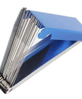 Pro Grade Welding And Carb Cleaner Kit With 12 Wire Set Flat File And Torch Nozzle Tip Cleaner shown open with wires in aluminum handle.