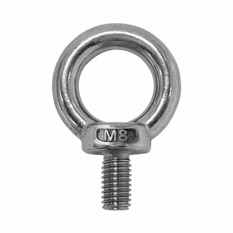 M8 eyebolt from 4 Pack Shoulder Eye Bolts Kit Heavy Duty Stainless Steel Eyebolts For Tie Down Anchoring Lifting Ring Threaded Eyebolts
