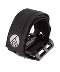 Pro Grip 2 Foot Straps For Platform Pedals Heavy Duty Anti Slip Velcro Straps with Large Top Cover on pedal