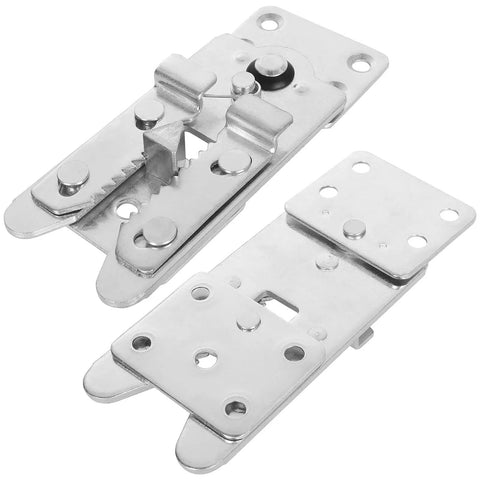 Rock Solid Sectional Couch Connectors Eight Piece Galvanized Iron Sofa Brackets With Seventy Two Rust Proof Screws For No Sweat Furniture Assembly And Heavy Duty Repairs