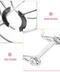 Close-up view of Heavy Duty Tough As Nails Fire Sprinkler Head Covers Screw Type Protector Cage 2 Pack, showcasing fine texture and clear details.