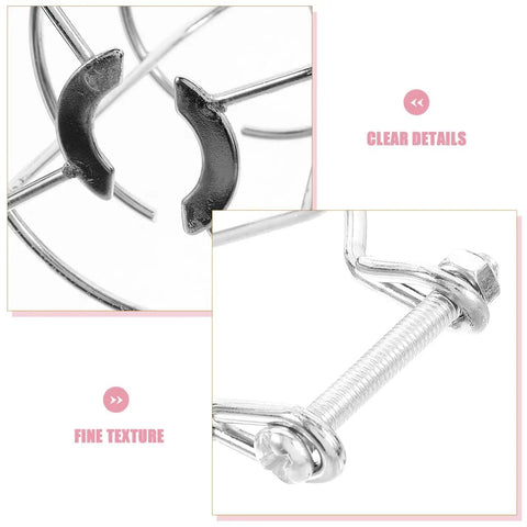 Close-up view of Heavy Duty Tough As Nails Fire Sprinkler Head Covers Screw Type Protector Cage 2 Pack, showcasing fine texture and clear details.
