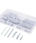 Heavy Duty Drywall Anchor Kit With Toggle Bolts For Hollow Walls Carbon Steel Wall Anchors No Fuss Install Reliable Holds For Bricks And Studs