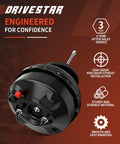 Premium Power Brake Booster Built Rock Solid For Consistent Stopping, showing EPDM seal and steel rod for a Chevy Impala.