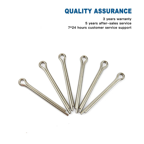 555 Piece Cotter Pin Assortment Kit Pro Grade Built Tough For Automotive And Small Engine Repair, heavy-duty zinc plated split pins displayed.