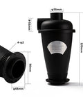 Heavy Duty Pro Grade Vacuum Filter For Industrial And Home Vacuum Cleaners The Go To Dust Collector And Separator with Black B Adapters