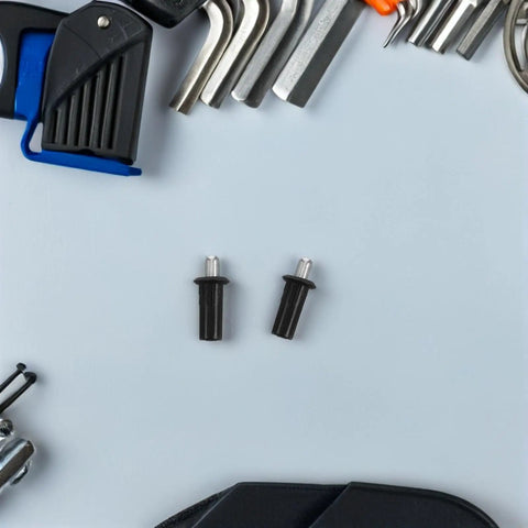 20 Pack Spring Loaded Cabinet Door Repair Pins Kit For Shutters And Hinges, Durable Plastic And Metal Construction, Quiet Operation, No Fuss Installation, Easy Fit For Furniture Hardware, Long Lasting Replacement Pins black pins shown on light background