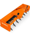 96 Inch Box Blade Scraper For Tractors With 8 Shanks, 3 Point Hitch Attachment, Fits 30 To 70 HP, Heavy Duty Steel Frame, Top View