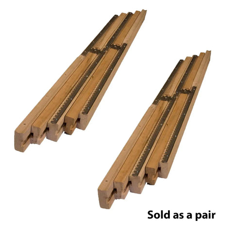 Heavy Duty Wooden Table Extension Slides For Big Boy Dining Tables Smooth Gliding Track Pair Fits Up To Eighty Inch Tops sold as a pair