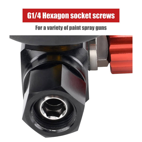 Air Regulator For Spray Guns And Pneumatic Tools With One Quarter Inch NPT Inlet And Swivel Outlet, Lightweight Yet Durable