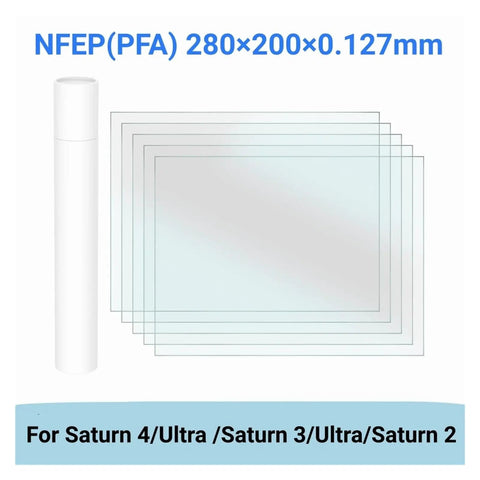 10.1 Inch PFA Film For 3D Printer LCD Screen Protector And Release Sheet Giving You Smooth Peeling Every Time That Honestly Holds Up Great To UV Resin Prints Pack Of Five